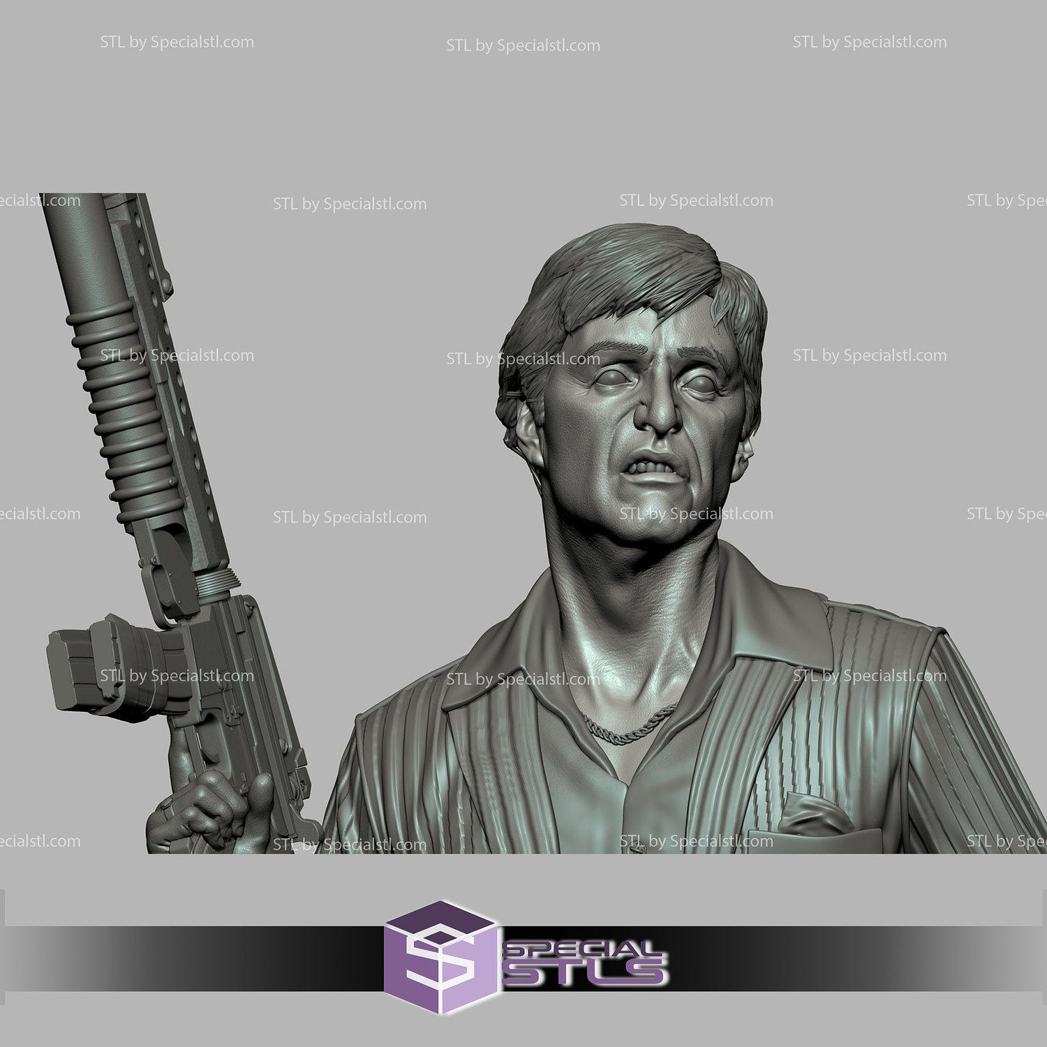 scarface Tony Montana 3D print model - Mito3D