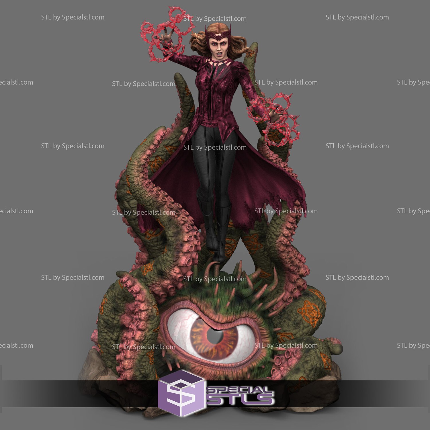 scarlet witch demon base 3D print model - Mito3D