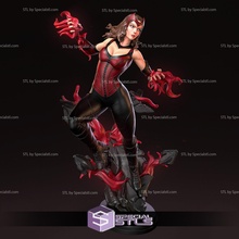 scarlet witch pose 3d print model - Mito3D