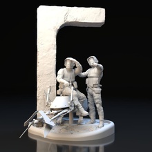 scout guardie stella guerre 3d print model - Mito3D