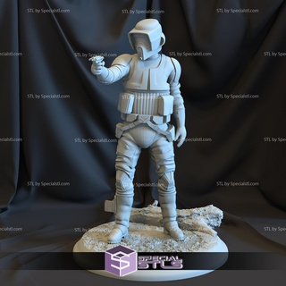 scout trooper 3d printing model star wars stl files 3d print model - Mito3D