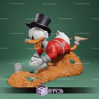 scrooge mcduck treasures stl files 3d print model - Mito3D