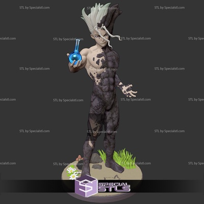 gölge dr taş dijital heykel özel 3d print model - Mito3D