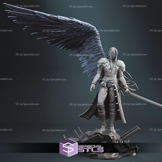 Sephiroth 3d yazdırılabilir final fantezi stl Dosyalar 3d print model - Mito3D