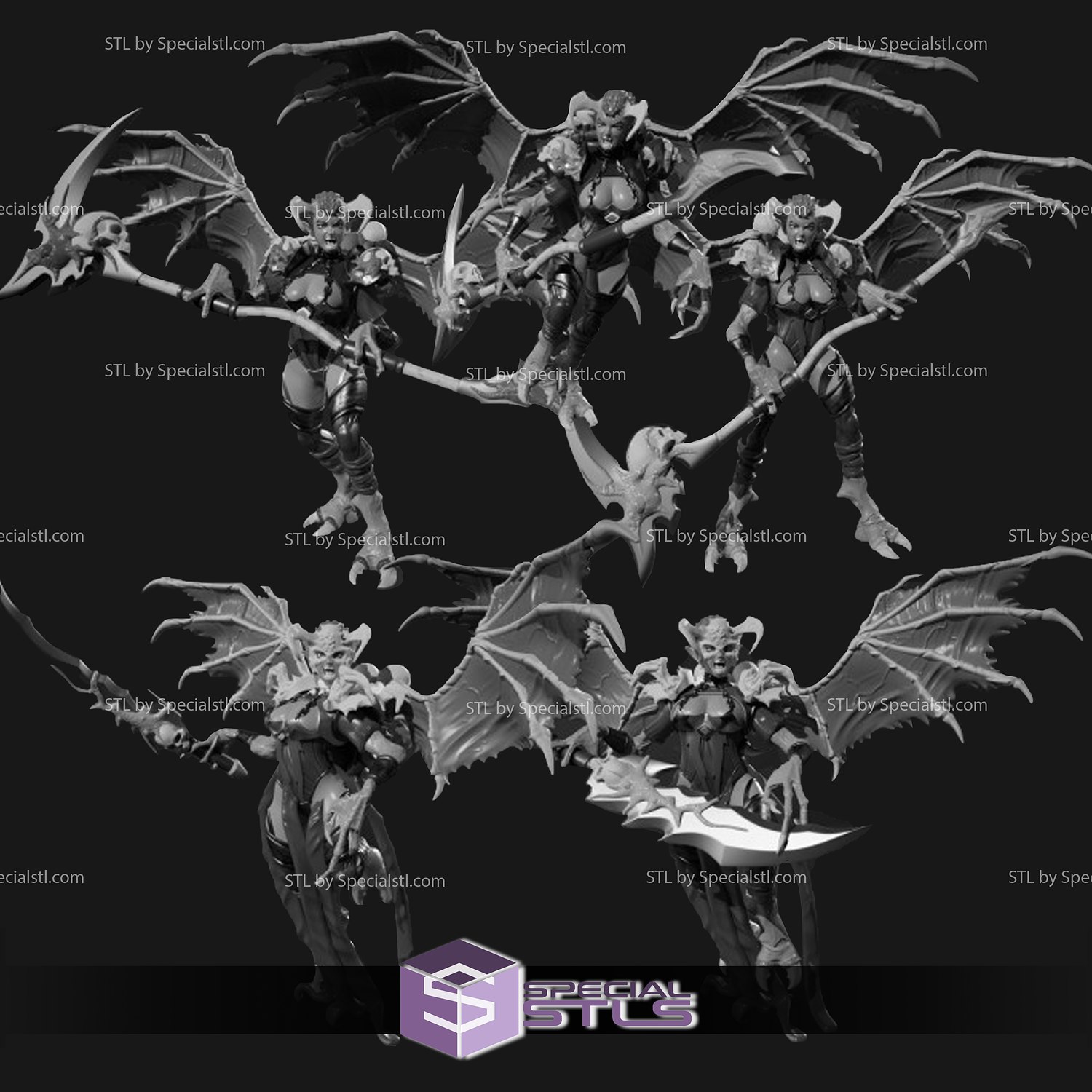 septembre 2022 fantastique sculpte miniature 3D print model - Mito3D