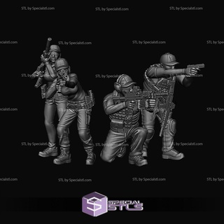 septiembre 2023 combate pulpo miniaturas 3d print model - Mito3D