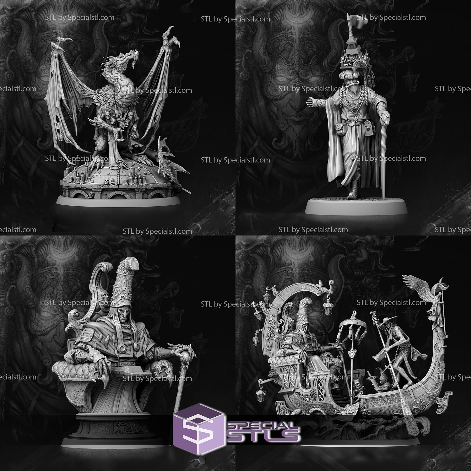 september 2023 fantasy archvillain games miniatures 3D print model - Mito3D