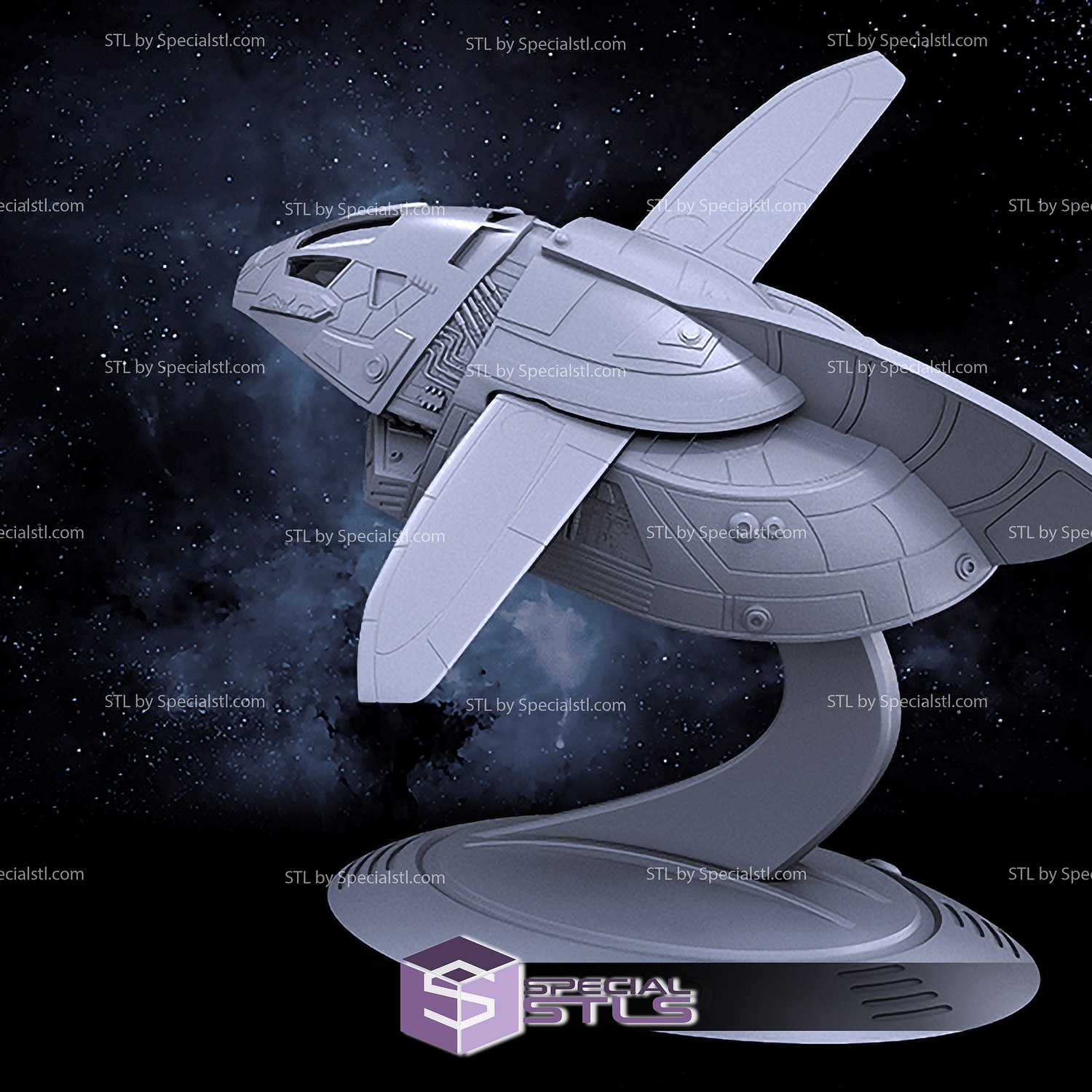 serenity shuttle 3d printable firefly stl files 3D print model - Mito3D