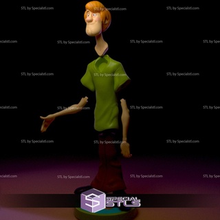 lanudo stl archivos Scooby doo pandilla 3d print model - Mito3D