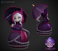 shalltear overlord 3d print model - Mito3D