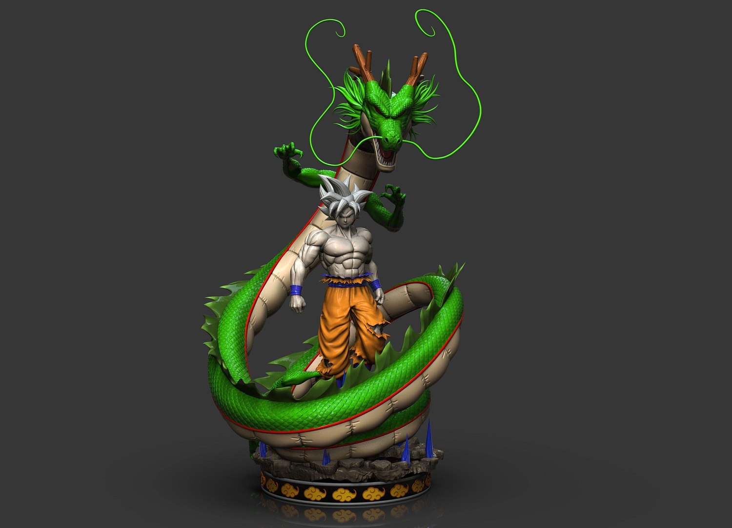 Shen Long figlio Goku v3 sfera drago 3D print model - Mito3D