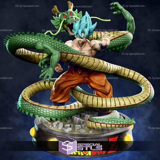 Shenron fils goku v4 3d impression figurine Dragon Ball stl dossiers 3d print model - Mito3D