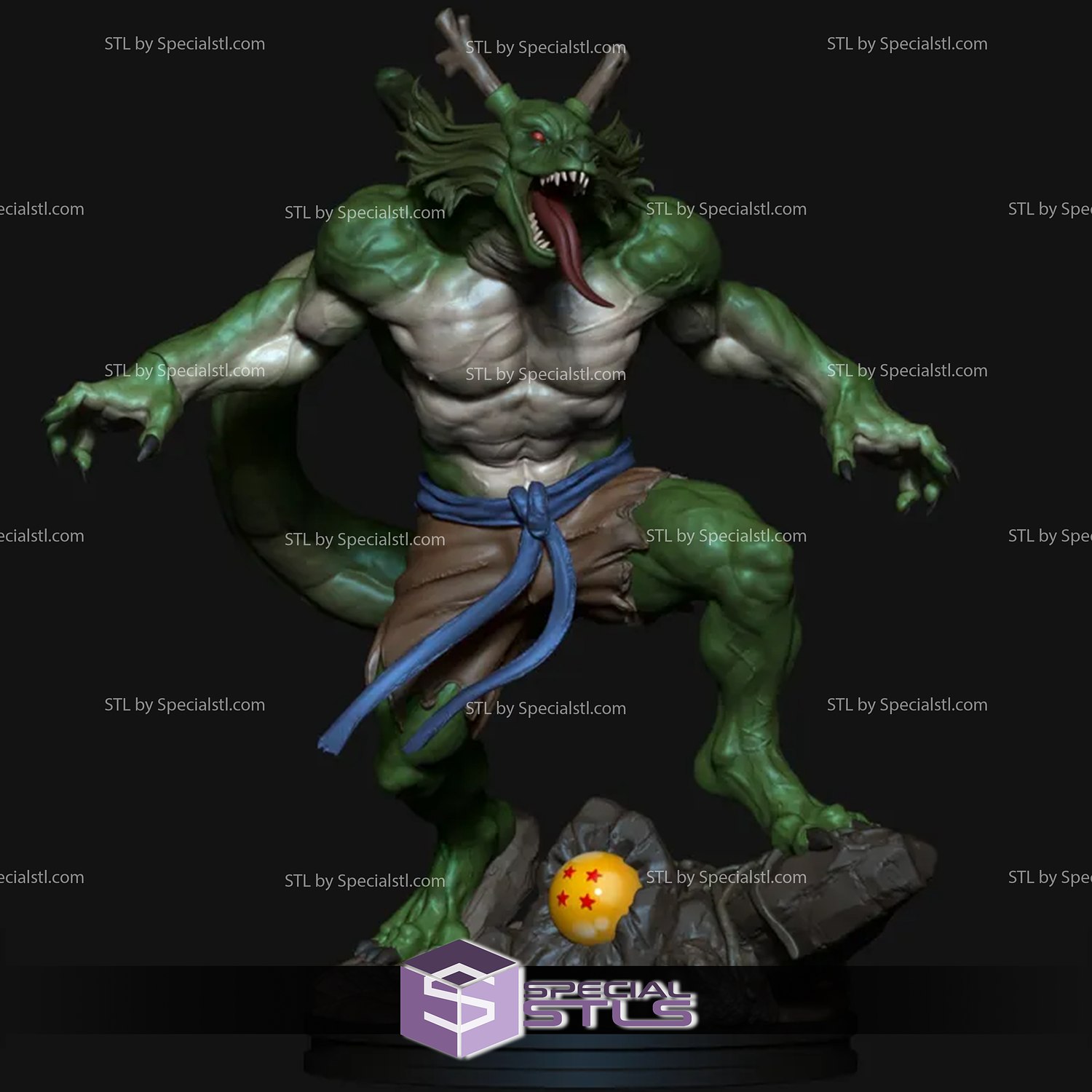Shenron savaşçı 3D print model - Mito3D