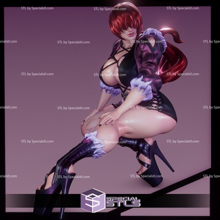 shermie pin 3d model king fighters 3d print model - Mito3D