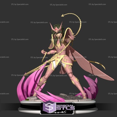 shun kamui manga version saint seiya digital sculpture specialstl 3d print model - Mito3D