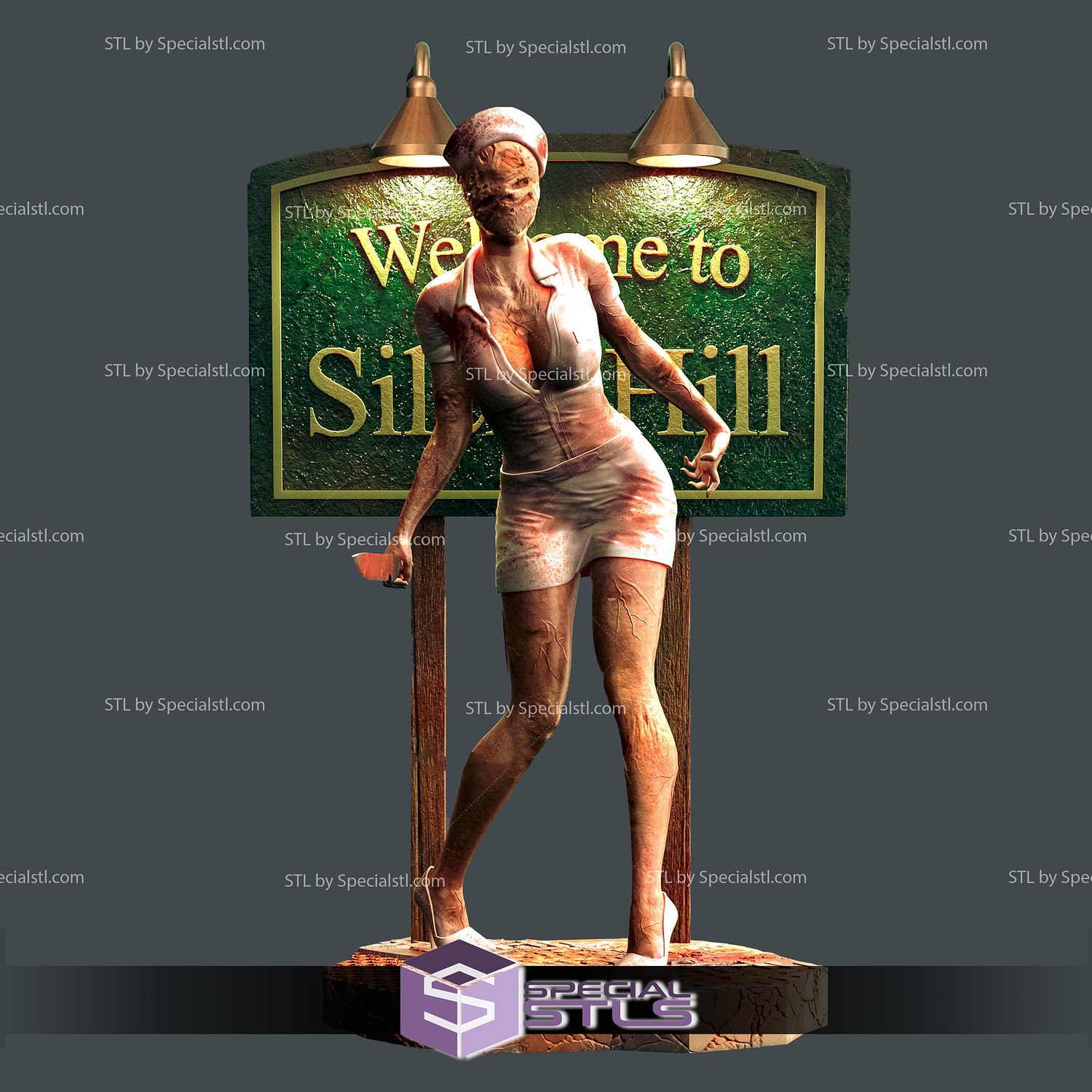 silent hill nurse 3D print model - Mito3D