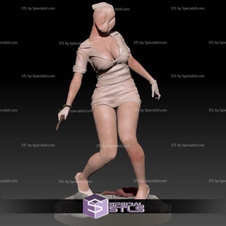 silenzioso collina infermiera stl File v2 3d print model - Mito3D