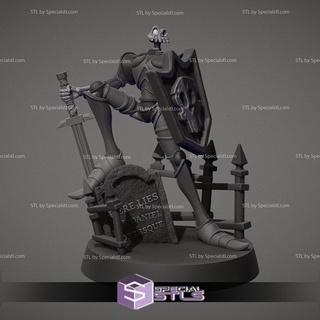 sir daniel fortesque 3d printing figurine 3d print model - Mito3D
