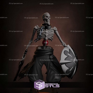 skeleton warriors 3d printing figurine overlord stl files 3d print model - Mito3D