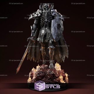 skull knight 3d print stl berserk model 3d print model - Mito3D