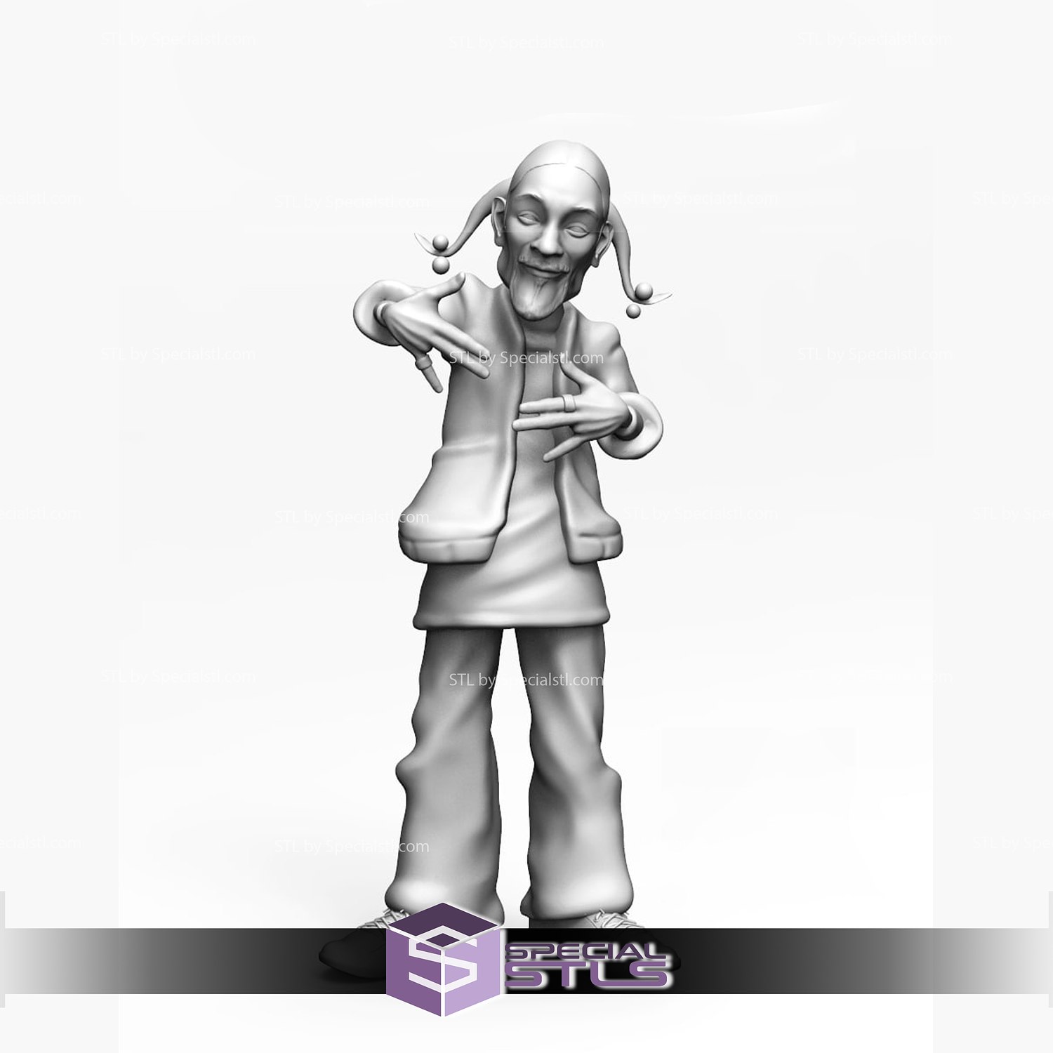 snoop dogg stl 3D print model - Mito3D