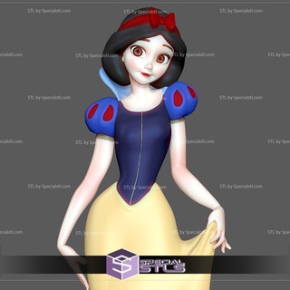 snow white basic stl files disney 3d print model - Mito3D