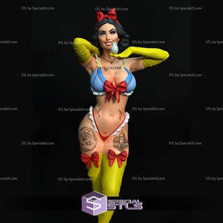 snow white tatoo bird 3d printing figurine 3d print model - Mito3D