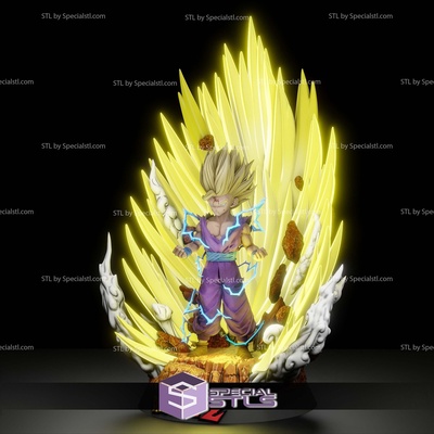 son gohan super saiyan 3d printing models specialstl 3d print model - Mito3D