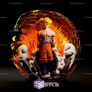 figlio Goku realistico versione 3d stampa modello sfera drago stl File 3d print model - Mito3D
