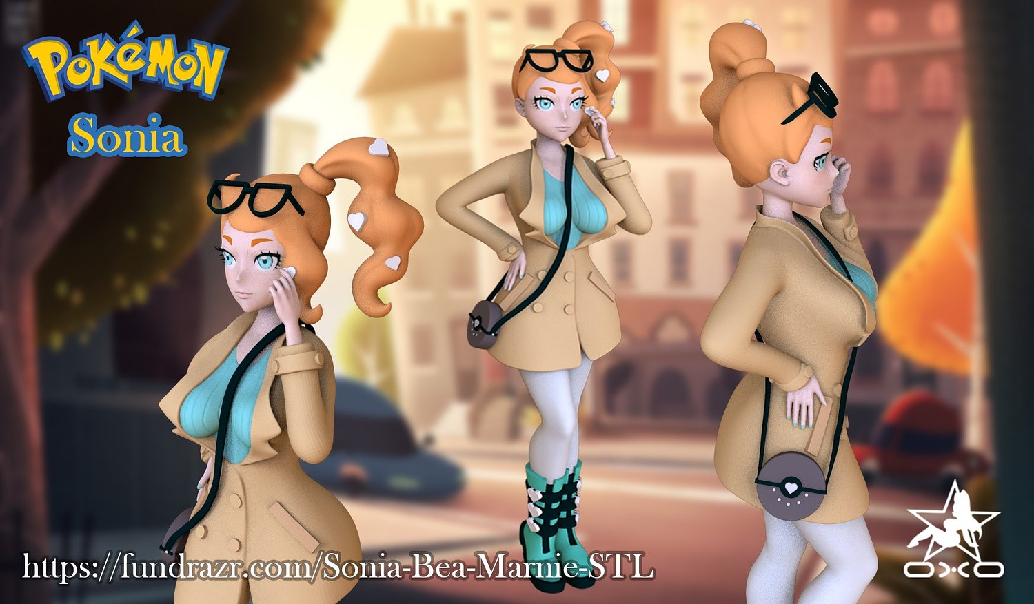 Sonia pokemon 3D print model - Mito3D