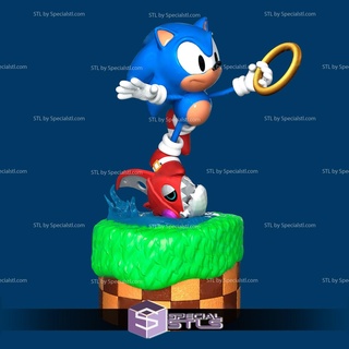 Sonic 3d print model - Mito3D