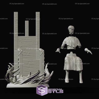 Sosuke Aizen stl arquivos trono alvejante 3d print model - Mito3D