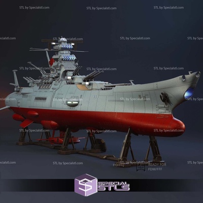 espace bataille navale yamato 3d imprimante dossiers specialstl 3d print model - Mito3D