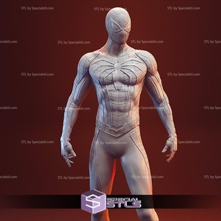 spider-man game suit stl files 3d print model - Mito3D