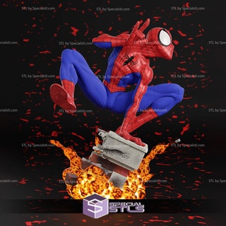 spider man explode base stl files 3d printable 3d print model - Mito3D