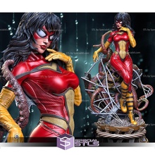 spider woman standing marvel 3d print model - Mito3D