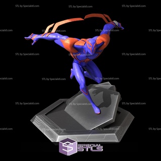 Örümcek Adam 2099 aksiyon poz v3 stl Dosyalar 3d baskı heykelcik 3d print model - Mito3D