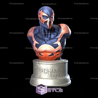 spiderman 2099 bust stl files 3d printing figurine 3d print model - Mito3D