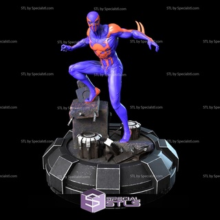 Spider 2099 Stehen v2 stl Dateien 3d Drucken Figur 3d print model - Mito3D