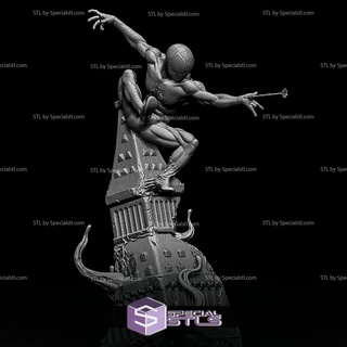 spiderman 3d model top tower 3d print model - Mito3D
