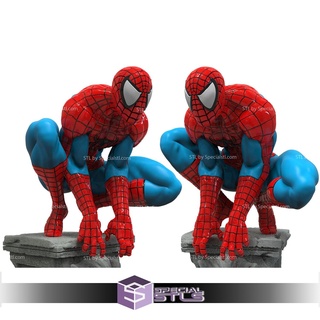 spiderman classic stl files suit sitting 3d print model - Mito3D
