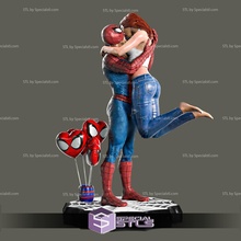Örümcek Adam Mary Jane öpüşmek 3d print model - Mito3D