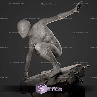 homem aranha casa digital escultura especial 3d print model - Mito3D