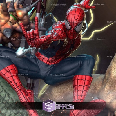 spiderman vs sinister 6 3d printer files specialstl 3d print model - Mito3D