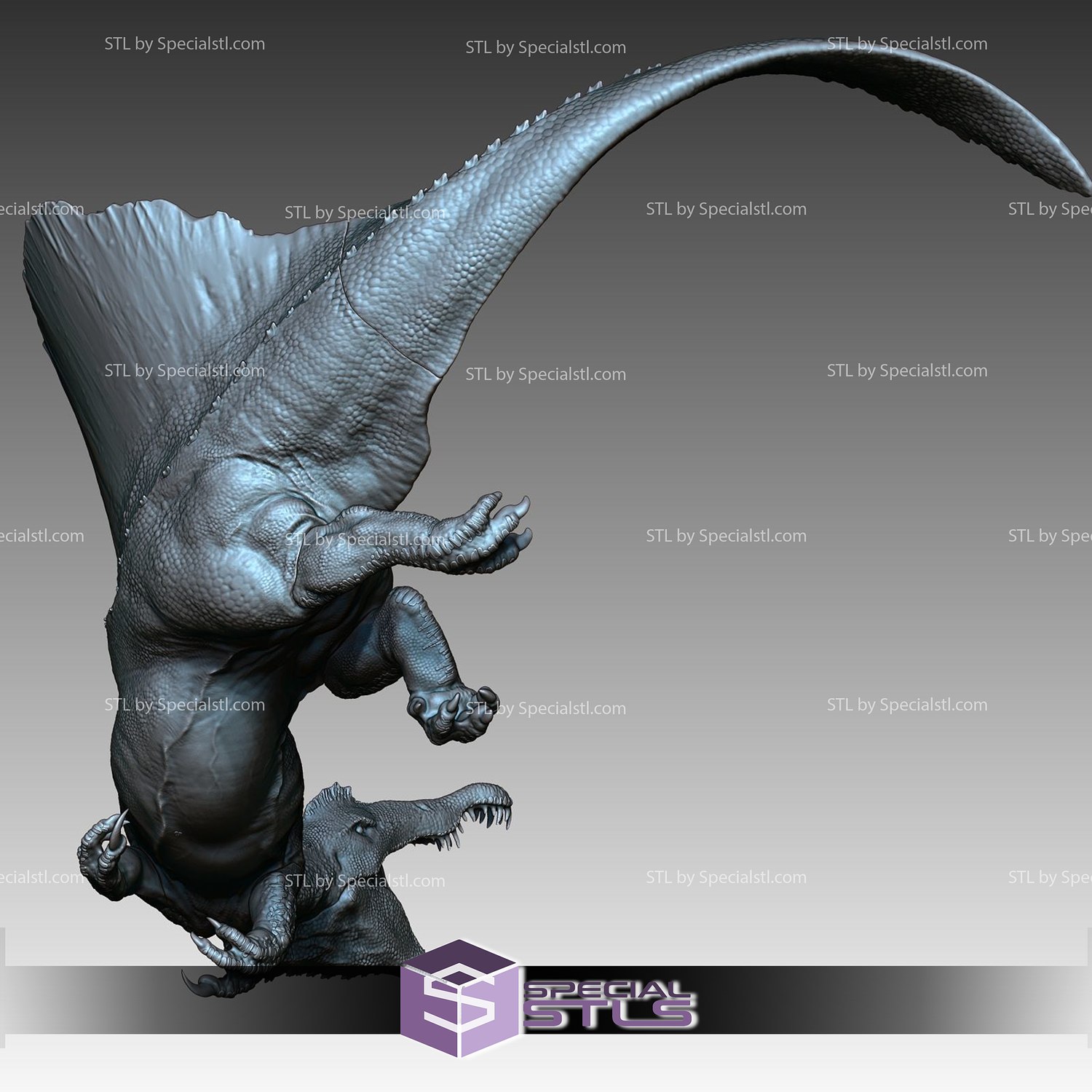 Spinosaurus Fan Art 3D print model - Mito3D