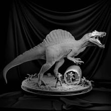 spinosaurus arte fan jurásico parque 3d print model - Mito3D