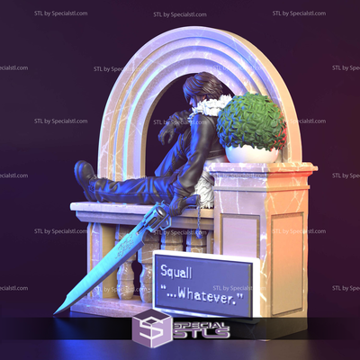 squillo leonhart rilassare posa digitale scultura speciale 3d print model - Mito3D