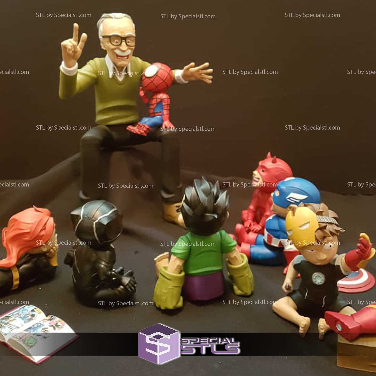 Stan Lee çocuklar 3d model 3D print model - Mito3D