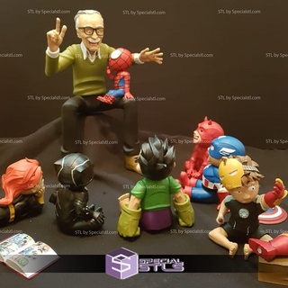 Stan Lee çocuklar 3d model 3d print model - Mito3D