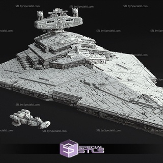 estrella destructor stl archivos guerra Galaxias 3d modelo 3d print model - Mito3D